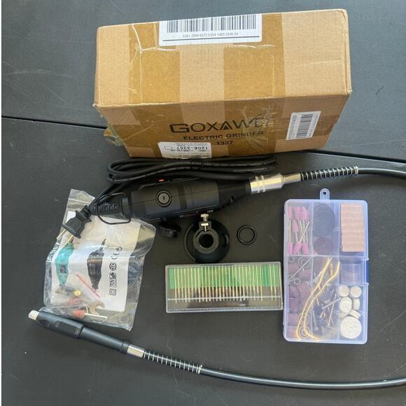 Rotary Tool Kit Variable Speed Flex Shaft Accessories Power Die Grinder Set - Picture 1 of 6